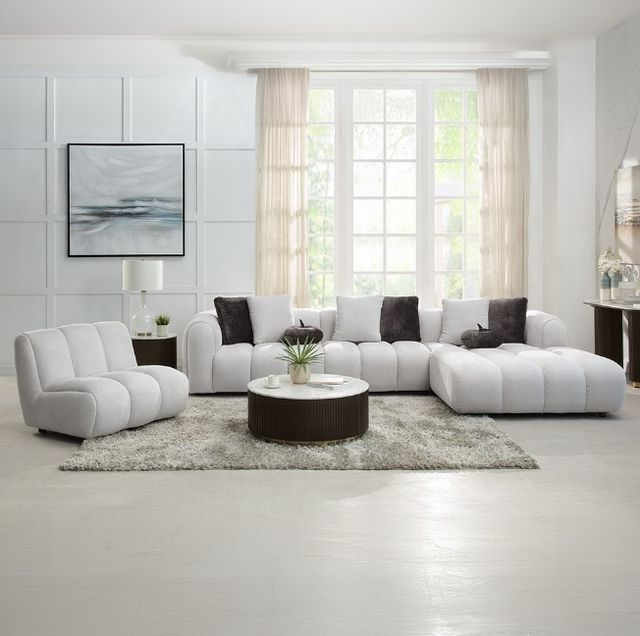 ACME Furniture Manilla Ivory White Chair-2