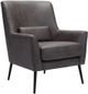 Zuo® Modern Ontario Vintage Black Accent Chair-0