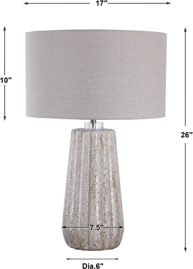 Uttermost® Pikes Ivory/Taupe Table Lamp-2