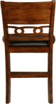 New Classic® Home Furnishings Gia Black/Brown Counter Height Dining Chair-4