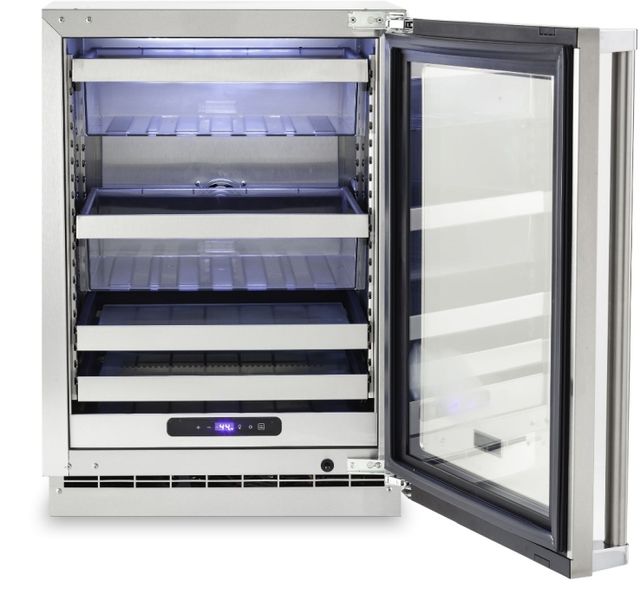 Viking® 24" Stainless Steel Wine Cooler-1