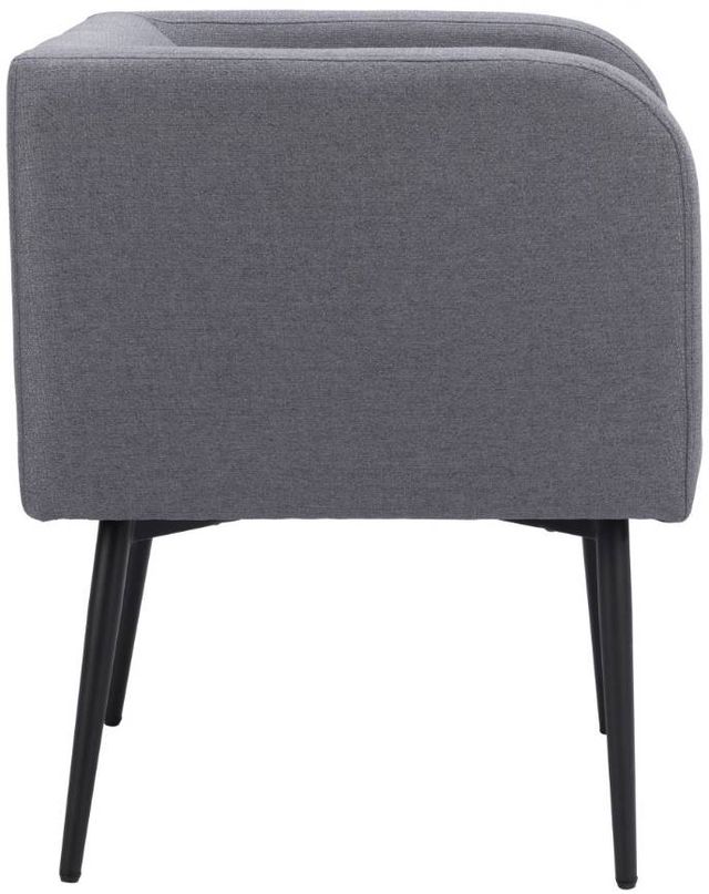Zuo® Modern Horbat Gray Dining Arm Chair-1