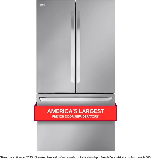 LG 36" 26.5 Cu. Ft. PrintProof™ Stainless Steel Smart Counter Depth French Door Refrigerator-2
