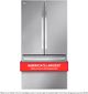 LG 36" 26.5 Cu. Ft. PrintProof™ Stainless Steel Smart Counter Depth French Door Refrigerator-2