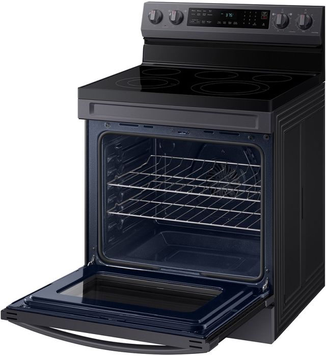 Samsung 30" Fingerprint Resistant Black Stainless Steel Smart Freestanding Electric Range-7