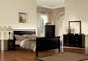 ACME Furniture Louis Philippe III Black Eastern King Sleigh Bed-1