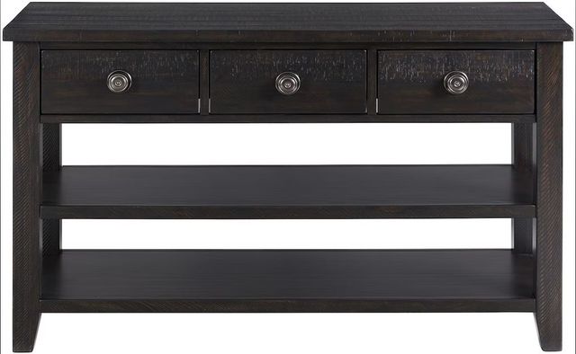Elements International Kendyl Espresso Occasional Sofa Table-1