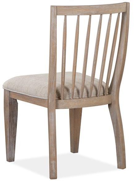 Magnussen Home® Ainsley Cerused Khaki Upholstered Chair-1