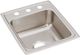 Elkay Lustertone® Classic Lustrous Satin 17" x 20" x 7-5/8" 3-Hole Single Bowl Drop-In Sink-0