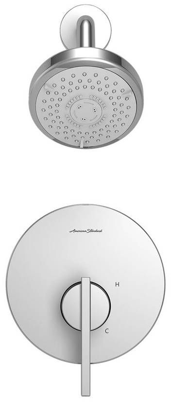 American Standard Berwick® Polished Chrome Shower Only Trim Kit with Pressure Balance Cartridge-0