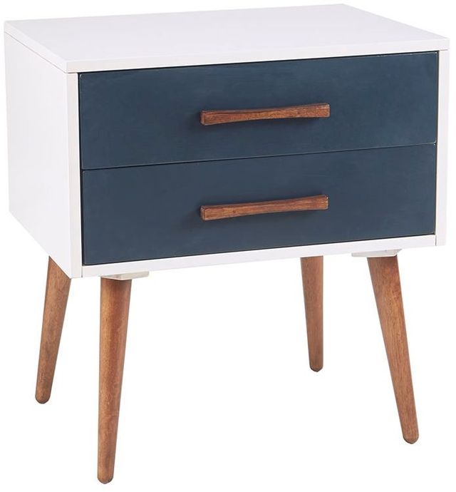 Olliix by INK+IVY White Jeremy Storage Nightstand-2