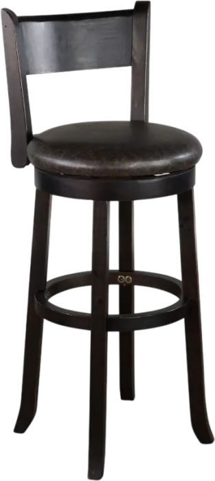 Sunny Designs™ Scottsdale Black Walnut 17" Swivel Bar Stool-0