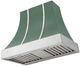 AGA Cascade 36" Mineral Green Wall Mounted Range Hood  with Polished Chrome Trim-0
