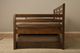 Kodiak Furniture Boho 42.5" Linen Stone/Rustic Walnut Twin Daybed with Mattress-1