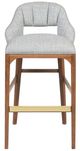Currey & Company Inga Greenlight Powder Bar Stool-1