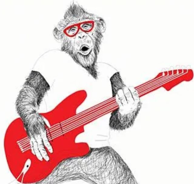 Classy Art Hey, Hey Monkey by Kamdon Kreations Wall Art-1
