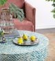 A & B Home Multi-Colored Botanical Print Plastic Charger Plate-4