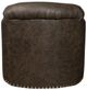 Craftmaster® Customizable CM Leather Swivel Chair-5