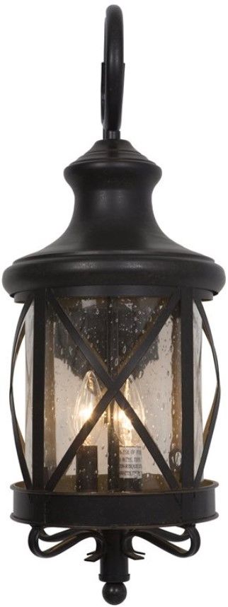 YHD Lorenza Oil Rubbed Bronze 3-Light Incandescent Exterior Lighting-3