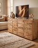Crestview Ripple Stained Brown 4-Door Sideboard-1