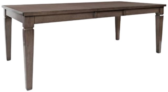 Jofran Inc. Lincoln Square 6-Piece Dark Espresso/Light Cream Dining Set-2