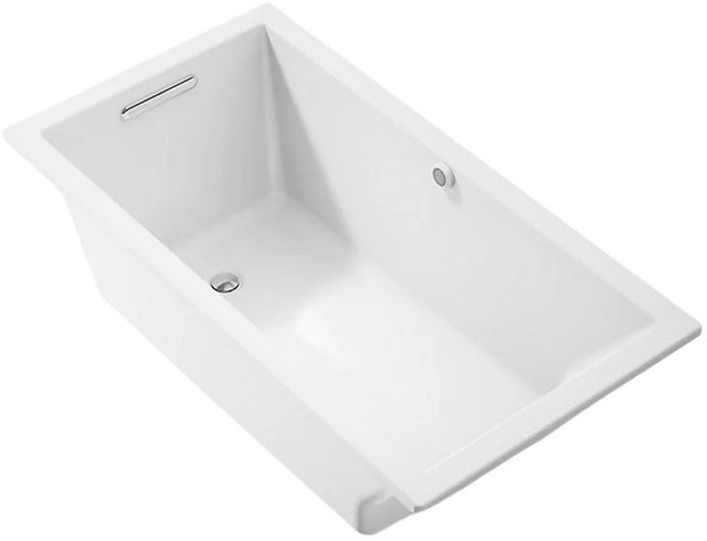 KOHLER® Underscore® White 60" x 32" Drop-in Bath with Bask® Heated Surface-0