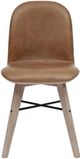 Moe's Home Collection Napoli 2-Piece Tan Leather Dining Chair Set-1