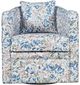 Jofran Inc. Bloom Blue Swivel Accent Chair-2