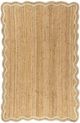 LR Home Scallop Ivory/Natural 8'x10' Area Rug-0