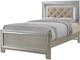 Elements International Platinum 4-Piece Champagne Youth Full Panel Bedroom Set-1