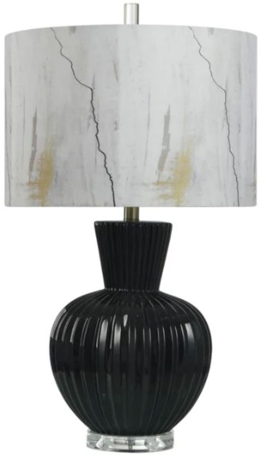 Stylecraft Austin Allen James Blue Haze 30" Table Lamp-0