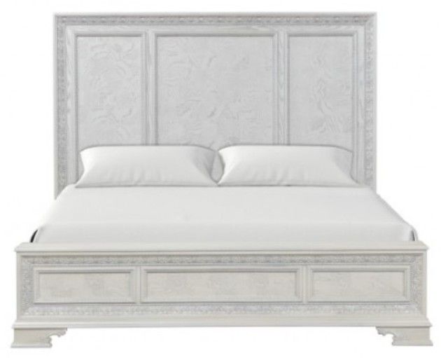 Furniture of America® Stella Mia 4-Piece Creamy White Queen Bedroom Sets-3