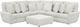 Catnapper® Majesty 4-Piece White Curved Power Reclining Sectional-0