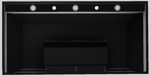 Vent-A-Hood® Designer Series 48" Black Wall Mounted Range Hood-1