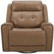 Liberty Furniture Carrington 3-Piece York Sand Leather Power Reclining Living Room Seating Set-4