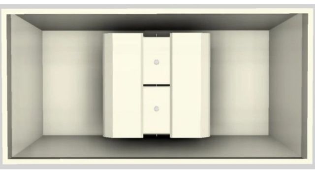Vent-A-Hood® Designer Series 60" Biscuit Island Range Hood-3