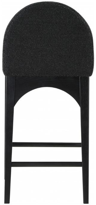 Meridian Furniture Waldorf Black Boucle Counter Stool-3
