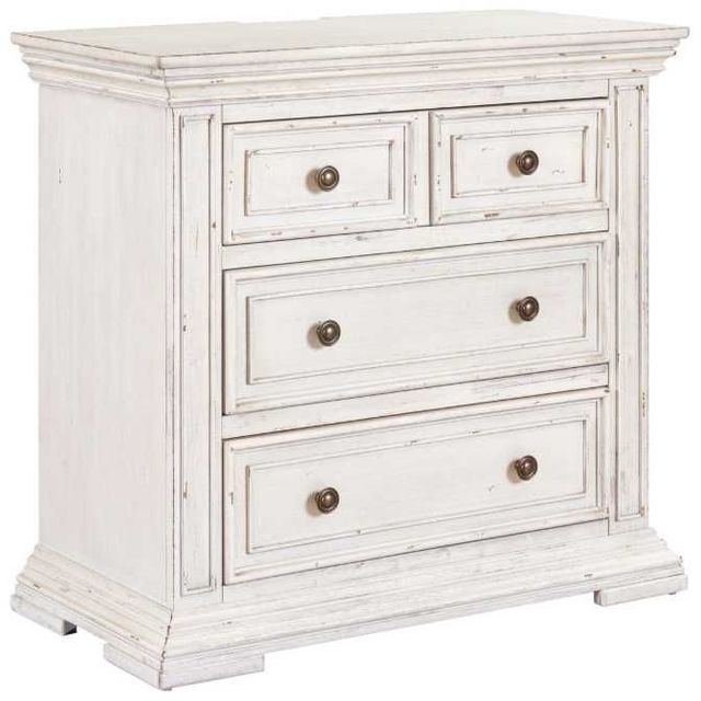 Liberty Furniture Big Valley Whitestone Bedside Chest with Charging Station-0