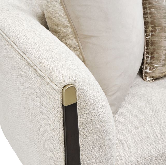 Michael Amini® Paris Chic Cremini Espresso Loveseat-4