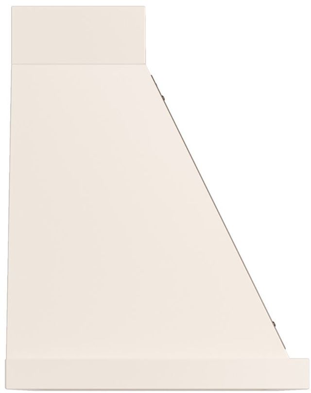 Ilve® Nostalgie II Noblesse 40" Antique White Wall Mounted Range Hood with Burnished Trim-2