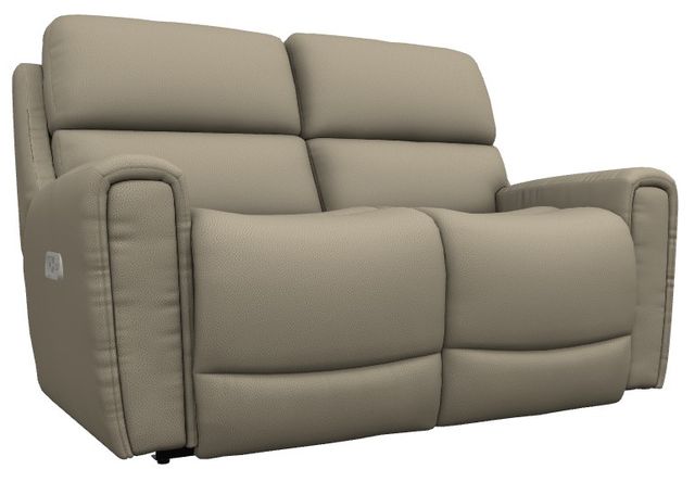 La-Z-Boy® Apollo Sand Power Reclining Loveseat with Headrest-0
