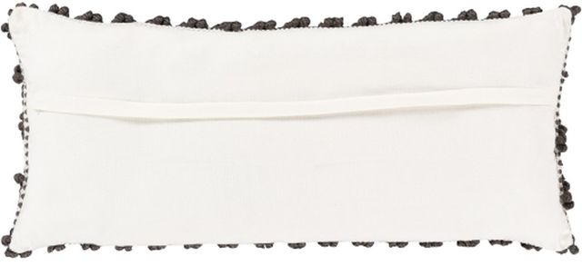 Surya Anders Charcoal 14"x32" Pillow Shell with Polyester Insert-1
