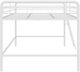 dhp furniture® Jett Off White Full Youth Loft Bed-4