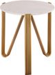 TOV Furniture Aya Marble Side Table-2