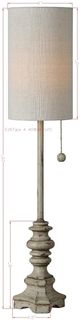 Forty West Mabry Beige Buffet Lamp-1