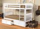 Kodiak Furniture Claire White Twin Storage Bunkbed -4