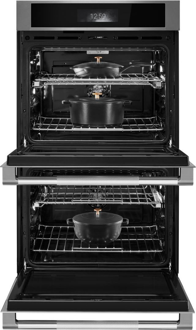 Jennair® RISE™ 27" Stainless Steel Double Electric Wall with Oven MultiMode® True Convection-2