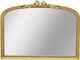 A & B Home Gold 30" Arched Wall Mirror-0
