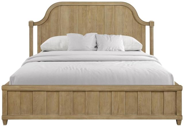 Bernards Tarrington Cashew King Planked Panel Bed-2