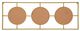 A & B Home Gold/White Accent Mirror-2